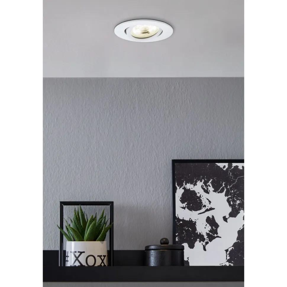 LED-Spottivalaisin Eglo connect.z Saliceto-Z 8,8cm 5W upotettava musta