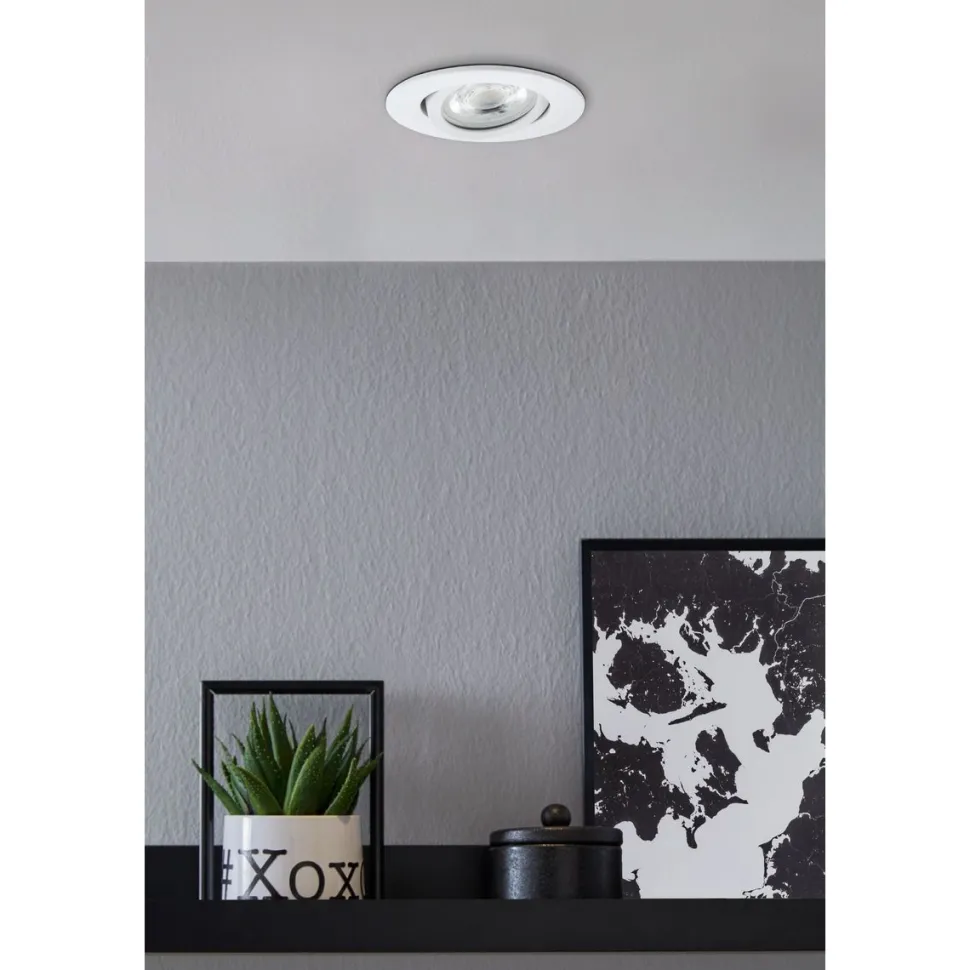 LED-Spottivalaisin Eglo connect.z Saliceto-Z 8,8cm 5W upotettava musta