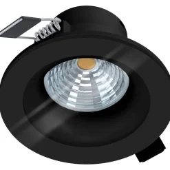 LED-Spottivalaisin Eglo Salabate Ø8,8cm 2700K musta alasvalo