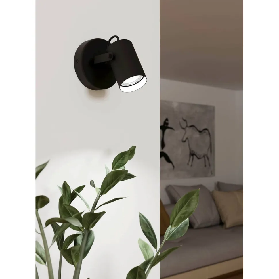LED-Spottivalaisin Eglo Sorego 3W 11x10,5x12cm musta