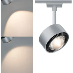 LED-Spottivalaisin kiskoon Paulmann URail Aldan himmennettävä mattakromi