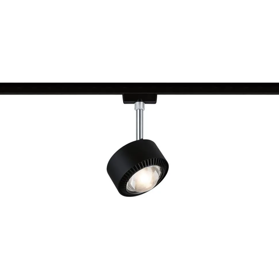 LED-Spottivalaisin kiskoon Paulmann URail Aldan himmennettävä mattakromi