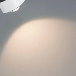 LED-spottivalaisin kiskoon Paulmann URail Aldan, 2700K, himmennettävä, valkoinen/musta