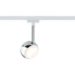 LED-spottivalaisin kiskoon Paulmann URail Capsule II, 2700K, himmennettävä, kromi