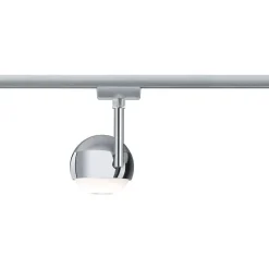 LED-spottivalaisin kiskoon Paulmann URail Capsule II, 2700K, himmennettävä, kromi