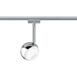 LED-spottivalaisin kiskoon Paulmann URail Capsule II, 6.3W, 4000K, himmennettävä, mattakromi
