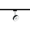 LED-Spottivalaisin kiskoon Paulmann URail Circle 147mm 4000K himmennettävä mattamusta/kromi