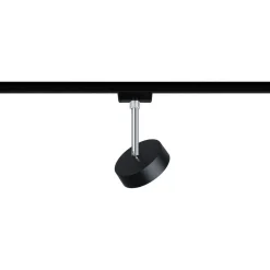 LED-Spottivalaisin kiskoon Paulmann URail Circle 147mm 4000K himmennettävä mattamusta/kromi