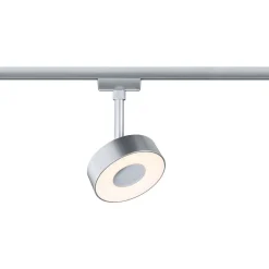 LED-spottivalaisin kiskoon Paulmann URail Circle Ø100mm 3-Step-Dim 210lm 5W 3000K himmennettävä signaalivalkoinen
