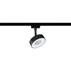 LED-spottivalaisin kiskoon Paulmann URail Circle Ø100mm 3-Step-Dim 210lm 5W 3000K himmennettävä signaalivalkoinen