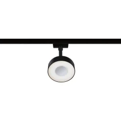LED-spottivalaisin kiskoon Paulmann URail Circle Ø100mm 3-Step-Dim 210lm 5W 3000K himmennettävä signaalivalkoinen