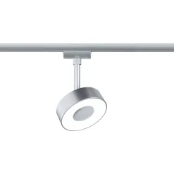 LED-spottivalaisin kiskoon Paulmann URail Circle Ø100mm 3-Step-Dim 220lm 5W 4000K himmennettävä signaalivalkoinen