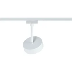 LED-spottivalaisin kiskoon Paulmann URail Circle Ø100mm 3-Step-Dim 220lm 5W 4000K himmennettävä signaalivalkoinen