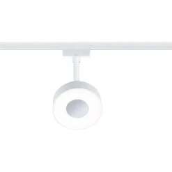 LED-spottivalaisin kiskoon Paulmann URail Circle Ø100mm 3-Step-Dim 220lm 5W 4000K himmennettävä signaalivalkoinen