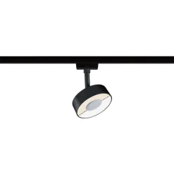 LED-spottivalaisin kiskoon Paulmann URail Circle, säädettävä värilämpötila, mattakromi