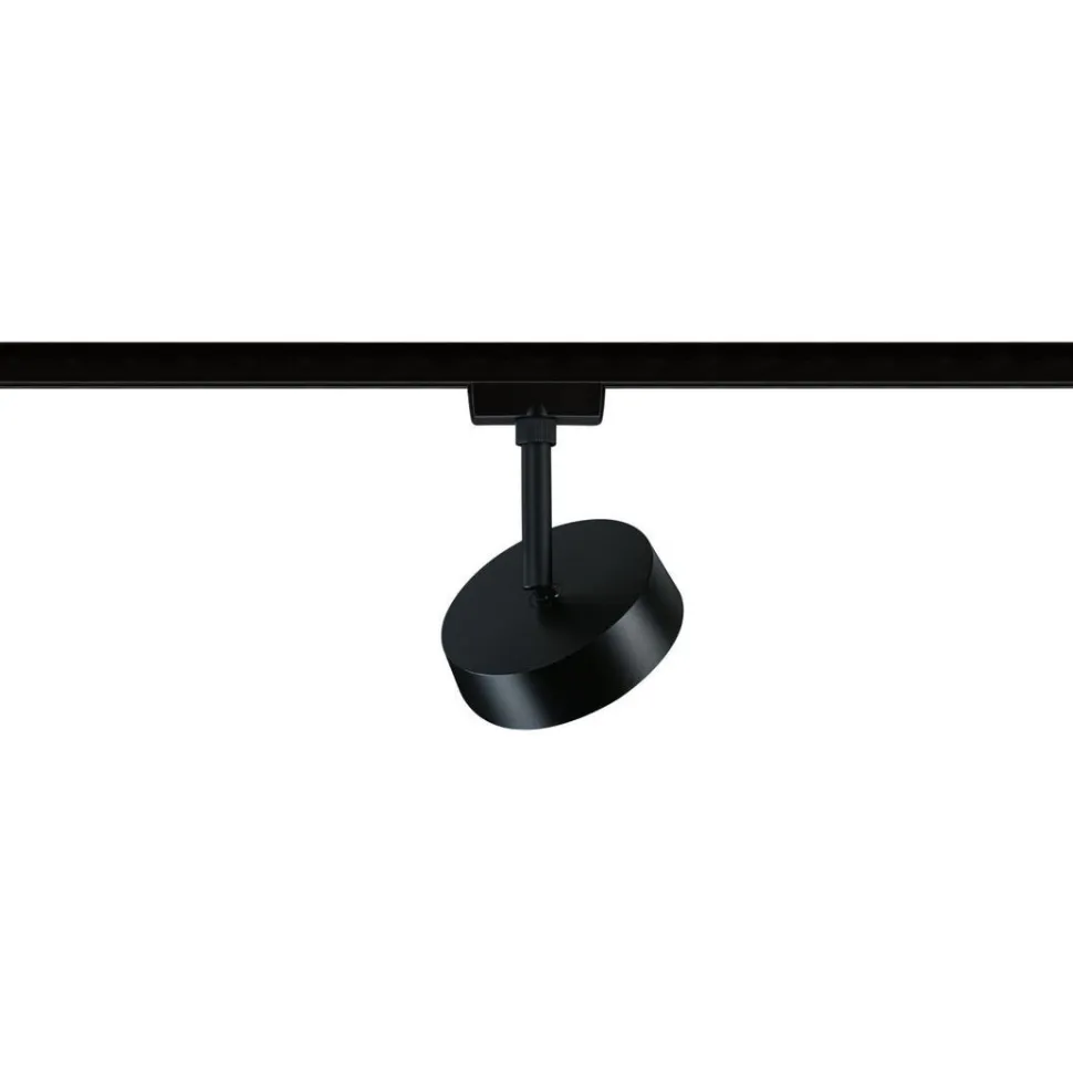 LED-spottivalaisin kiskoon Paulmann URail Circle, säädettävä värilämpötila, mattakromi