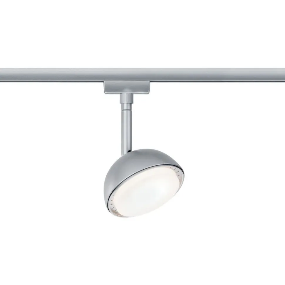 LED-spottivalaisin kiskoon Paulmann URail Hemi, 3000K, mattakromi