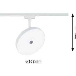 LED-spottivalaisin kiskoon Paulmann URail Hildor, 4000K, himmennettävä, mattakromi