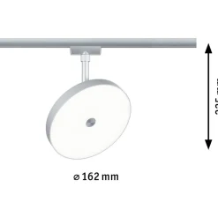 LED-spottivalaisin kiskoon Paulmann URail Hildor, 4000K, himmennettävä, mattakromi