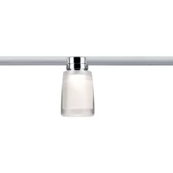 LED-spottivalaisin kiskoon Paulmann URail Safira, 2700K, himmennettävä, kromi
