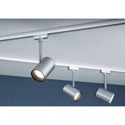 LED-spottivalaisin kiskoon Paulmann URail Shine, 2700K, mattakromi