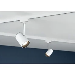 LED-spottivalaisin kiskoon Paulmann URail Shine, 2700K, mattakromi