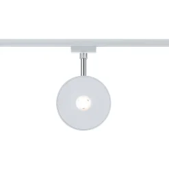 LED-spottivalaisin kiskoon Paulmann URail Sphere, 2700K, himmennettävä, mattakromi