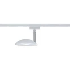 LED-spottivalaisin kiskoon Paulmann URail Sphere, 2700K, himmennettävä, mattakromi