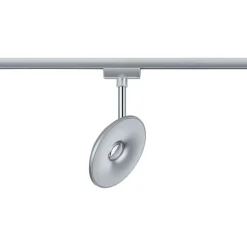 LED-spottivalaisin kiskoon Paulmann URail Sphere, 2700K, himmennettävä, mattakromi
