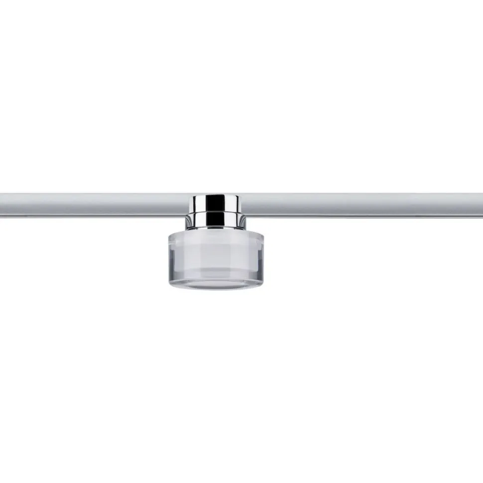 LED-Spottivalaisin kiskoon Paulmann URail Topa Dot kromi/kirkas