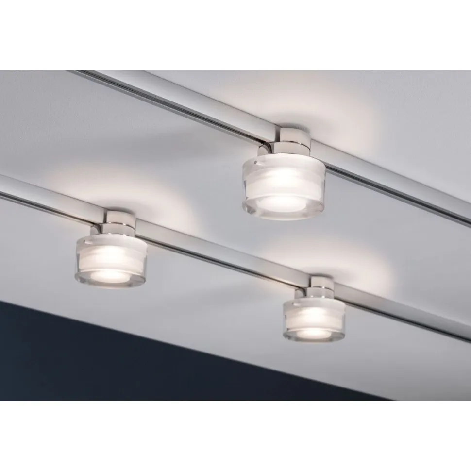 LED-Spottivalaisin kiskoon Paulmann URail Topa Dot kromi/kirkas