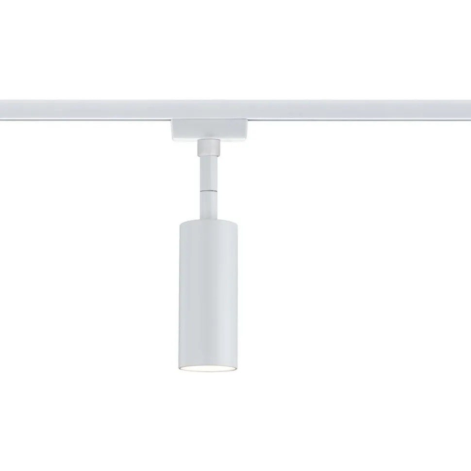 LED-spottivalaisin kiskoon Paulmann URail Tubo, 3000K, himmennettävä, valkoinen