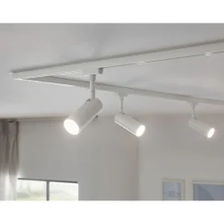 LED-spottivalaisin kiskoon Paulmann URail Tubo, 3000K, himmennettävä, valkoinen
