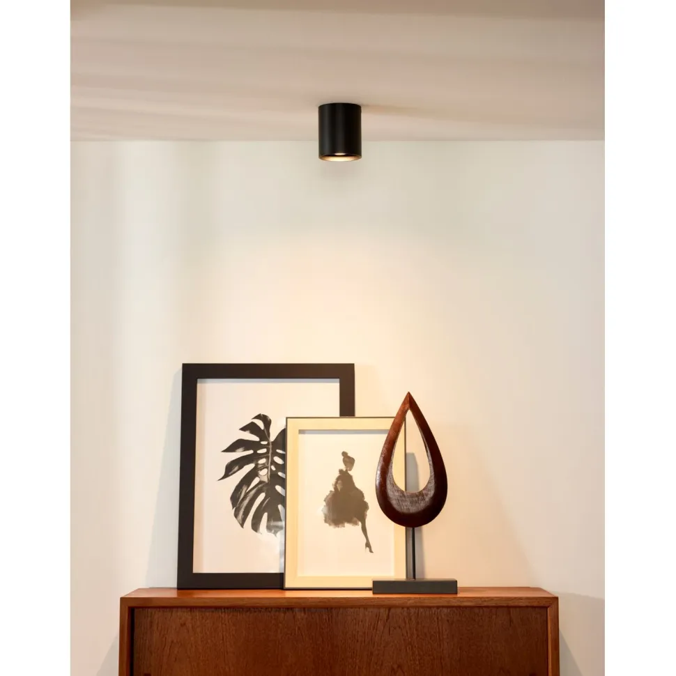 LED-spottivalaisin Lucide Bodi GU10 musta