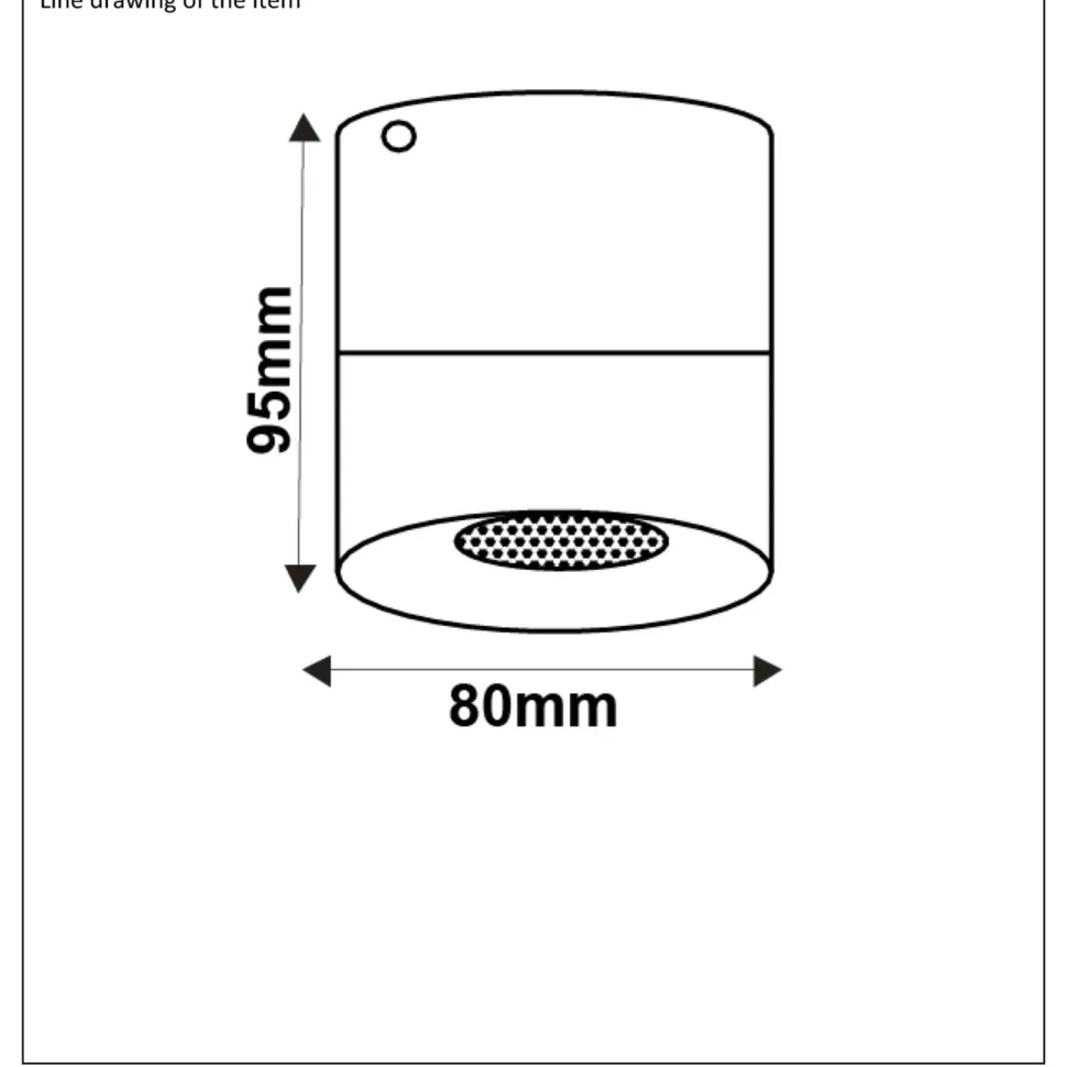 LED-spottivalaisin Lucide Bodi GU10 musta
