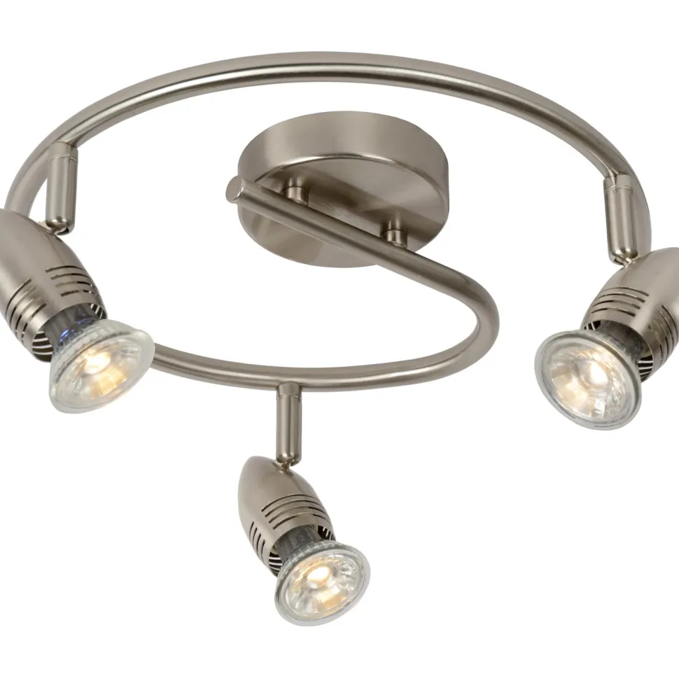 LED-spottivalaisin Lucide Caro-LED 3x5W satiinikromi
