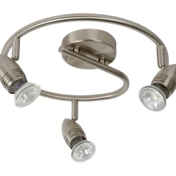LED-spottivalaisin Lucide Caro-LED 3x5W satiinikromi