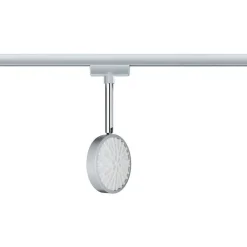 LED-spottivalaisin Paulmann URail Discus, 2700K, himmennettävä, mattakromi