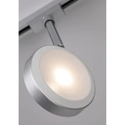 LED-spottivalaisin Paulmann URail Discus, 2700K, himmennettävä, mattakromi