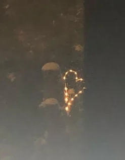 LED-sydänkoriste Star Trading Decorationheart 39 cm valkoinen