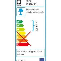LED-tauluvalaisin Aneta Lighting Miro himmentimellä satiini