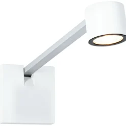LED-tauluvalaisin Paulmann Adelia, 8.5cm, 2700K, 370lm, 24V, 4.5W, himmennettävä, harjattu alumiini