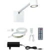 LED-tauluvalaisin Paulmann Adelia, 8.5cm, 2700K, 370lm, 230/24V, 4.5W, himmennettävä, harjattu alumiini