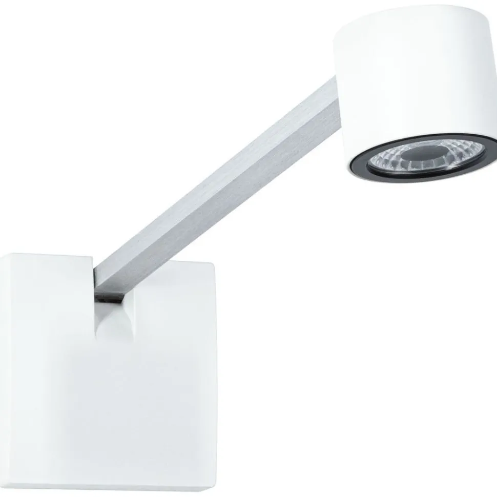 LED-tauluvalaisin Paulmann Adelia, 8.5cm, 2700K, 370lm, 230/24V, 4.5W, himmennettävä, harjattu alumiini