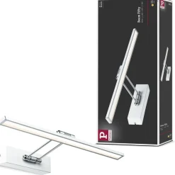 LED-tauluvalaisin Paulmann Galeria, 29cm, 2700K, 450lm, 5W, harjattu nikkeli/kromi