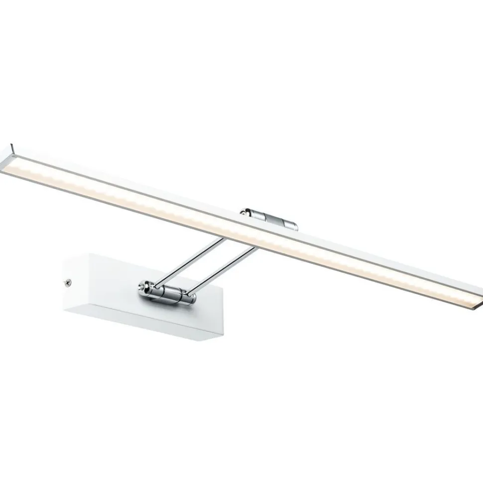 LED-tauluvalaisin Paulmann Galeria, 29cm, 2700K, 450lm, 5W, harjattu nikkeli/kromi