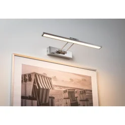 LED-tauluvalaisin Paulmann Galeria, 29cm, 2700K, 450lm, 5W, harjattu nikkeli/kromi