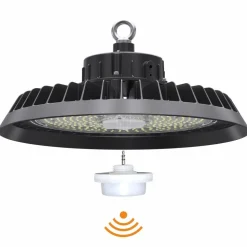 LED-teollisuusvalaisin Lumio Lights Multi, 100W, musta