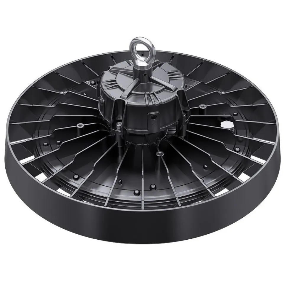 LED-teollisuusvalaisin Lumio Lights Pro, 200W, musta