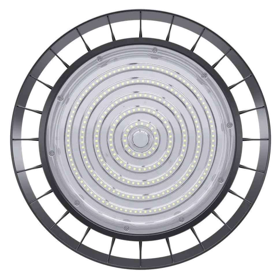 LED-teollisuusvalaisin Lumio Lights Pro, 200W, musta